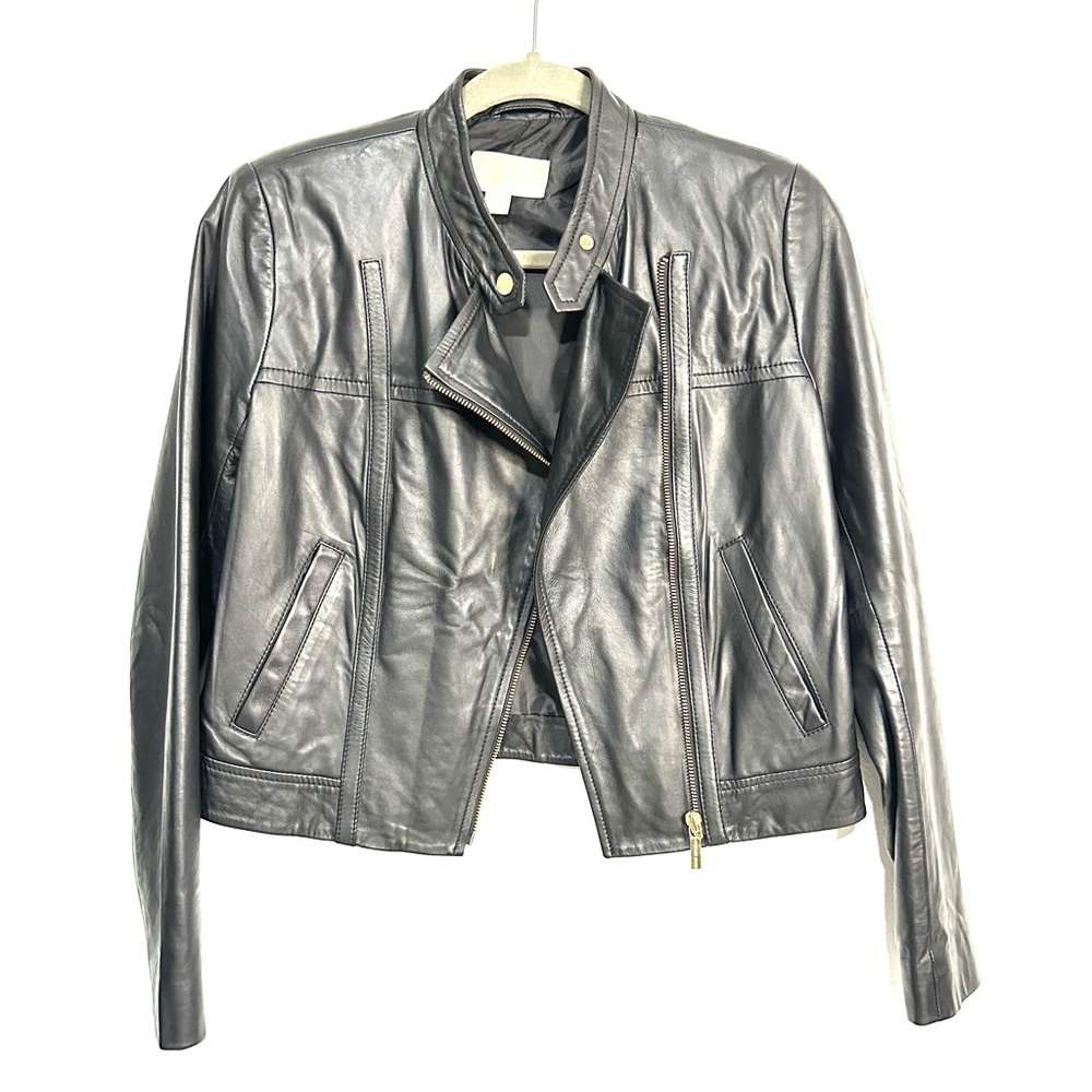 Michael Kors Leather Moto - Picture 3 of 5
